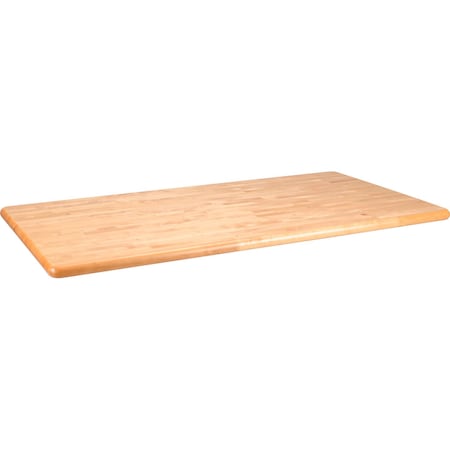 Global Industrial ADA Locker Room Bench Top, Hardwood, 48inW x 24inD x 1-1/4inThick 269880